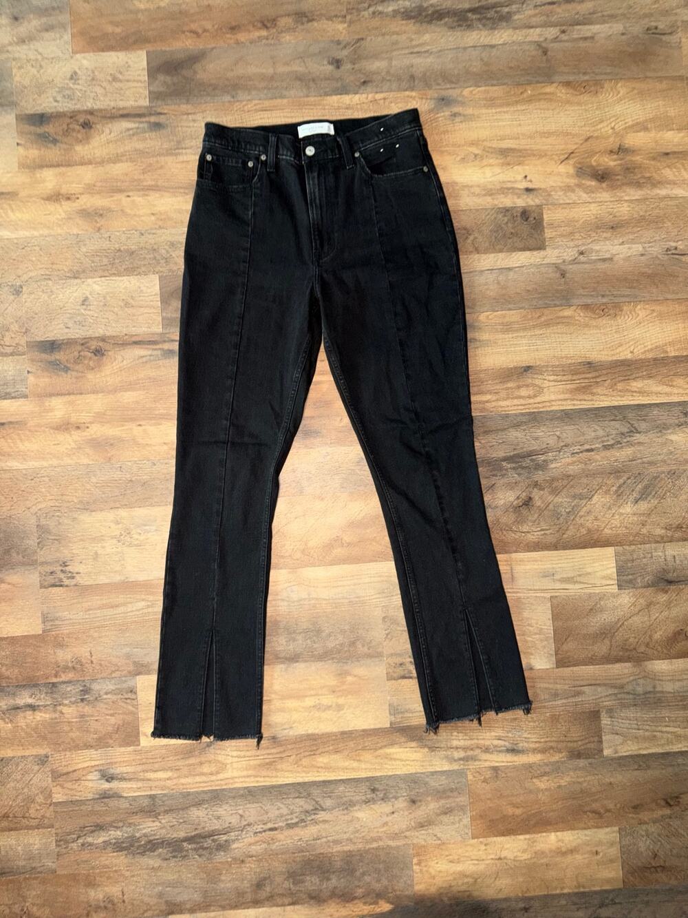 Abercrombie & Fitch The Skinny High Rise Split Seam Jeans